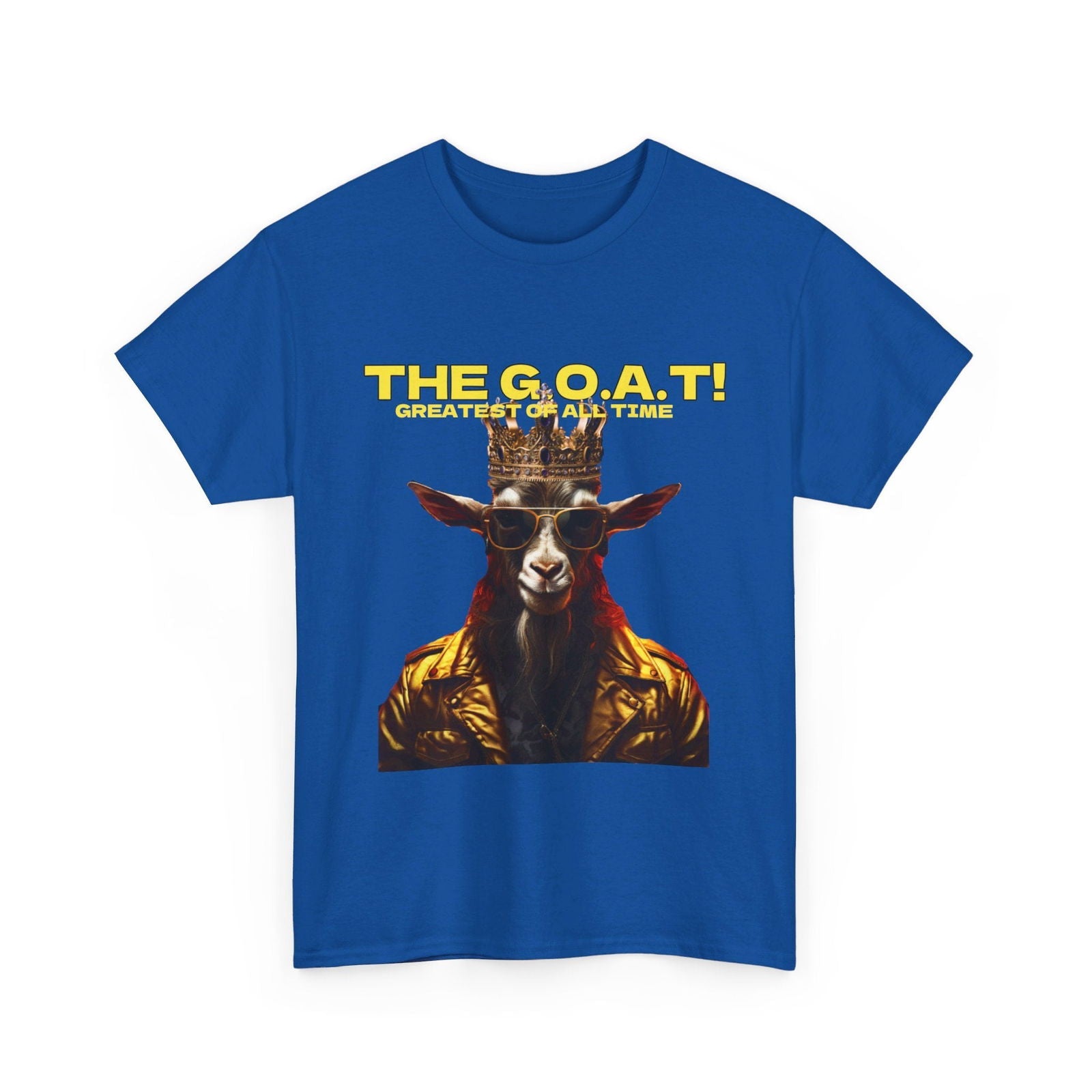 The G.O.A.T Greatest Of All Time submit custom order to add your name! Unisex Heavy Cotton Tee - S-Mart Shop Smart Treasures
