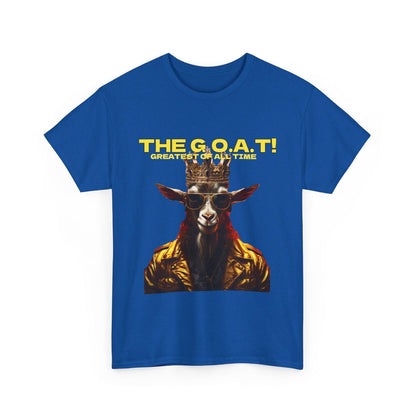 The G.O.A.T Greatest Of All Time submit custom order to add your name! Unisex Heavy Cotton Tee - S-Mart Shop Smart Treasures