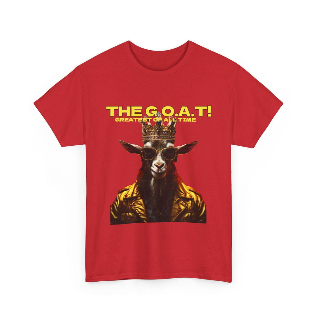 The G.O.A.T Greatest Of All Time submit custom order to add your name! Unisex Heavy Cotton Tee - S-Mart Shop Smart Treasures