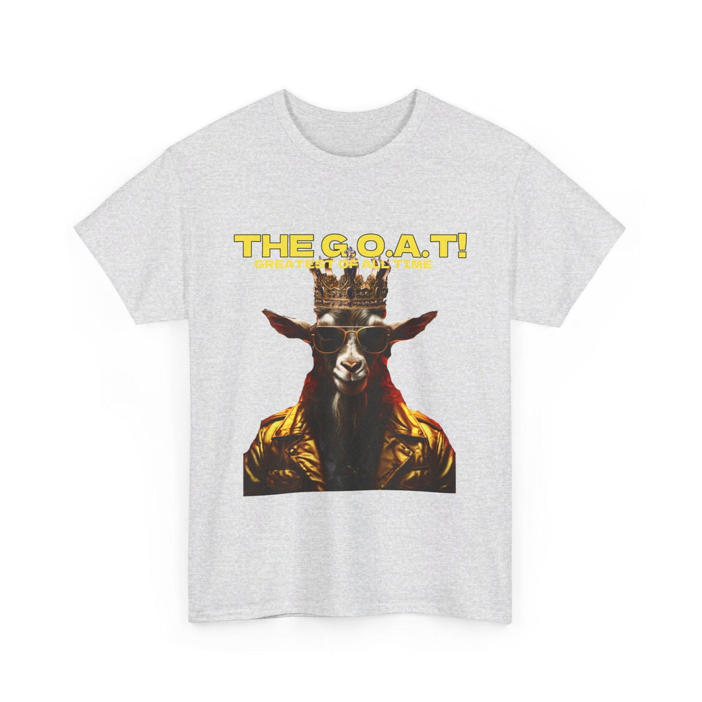 The G.O.A.T Greatest Of All Time submit custom order to add your name! Unisex Heavy Cotton Tee - S-Mart Shop Smart Treasures
