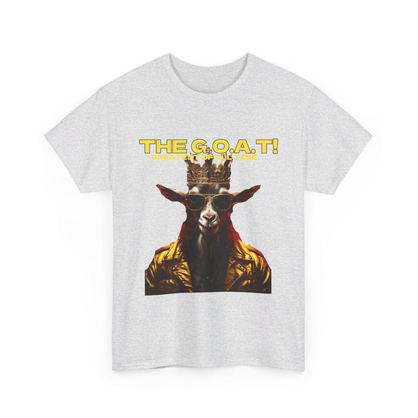 The G.O.A.T Greatest Of All Time submit custom order to add your name! Unisex Heavy Cotton Tee - S-Mart Shop Smart Treasures