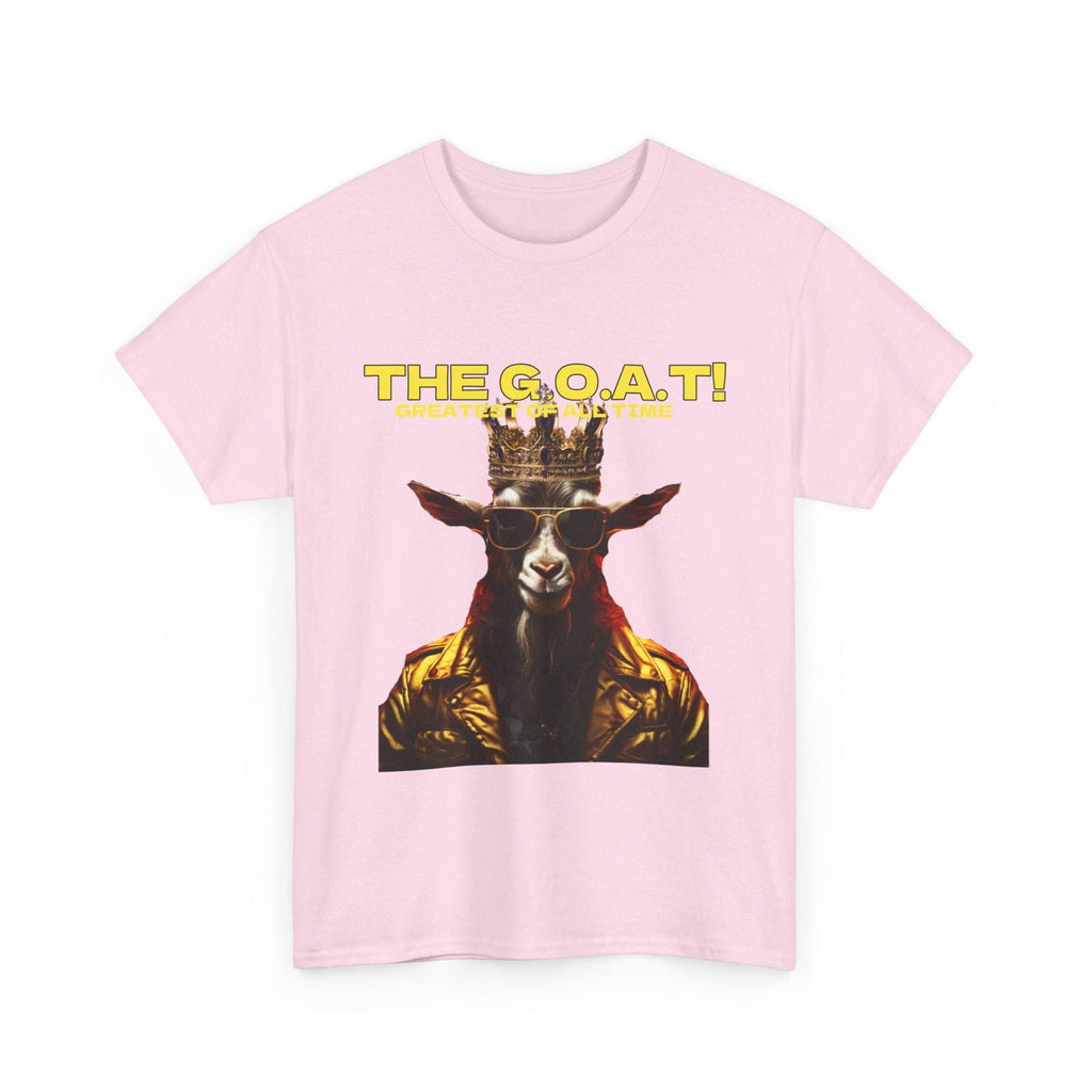 The G.O.A.T Greatest Of All Time submit custom order to add your name! Unisex Heavy Cotton Tee - S-Mart Shop Smart Treasures