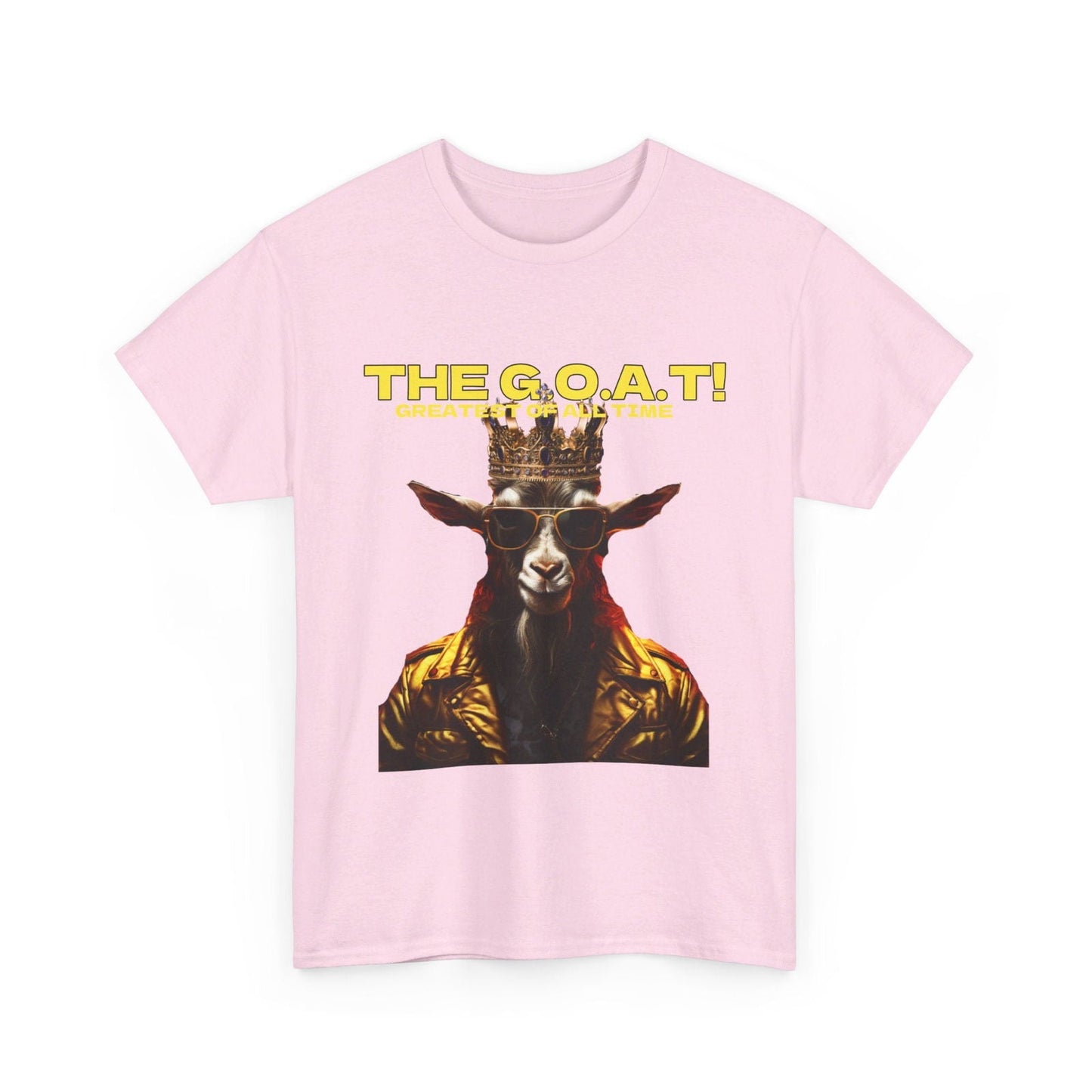 The G.O.A.T Greatest Of All Time submit custom order to add your name! Unisex Heavy Cotton Tee - S-Mart Shop Smart Treasures