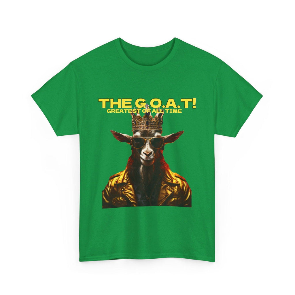 The G.O.A.T Greatest Of All Time submit custom order to add your name! Unisex Heavy Cotton Tee - S-Mart Shop Smart Treasures