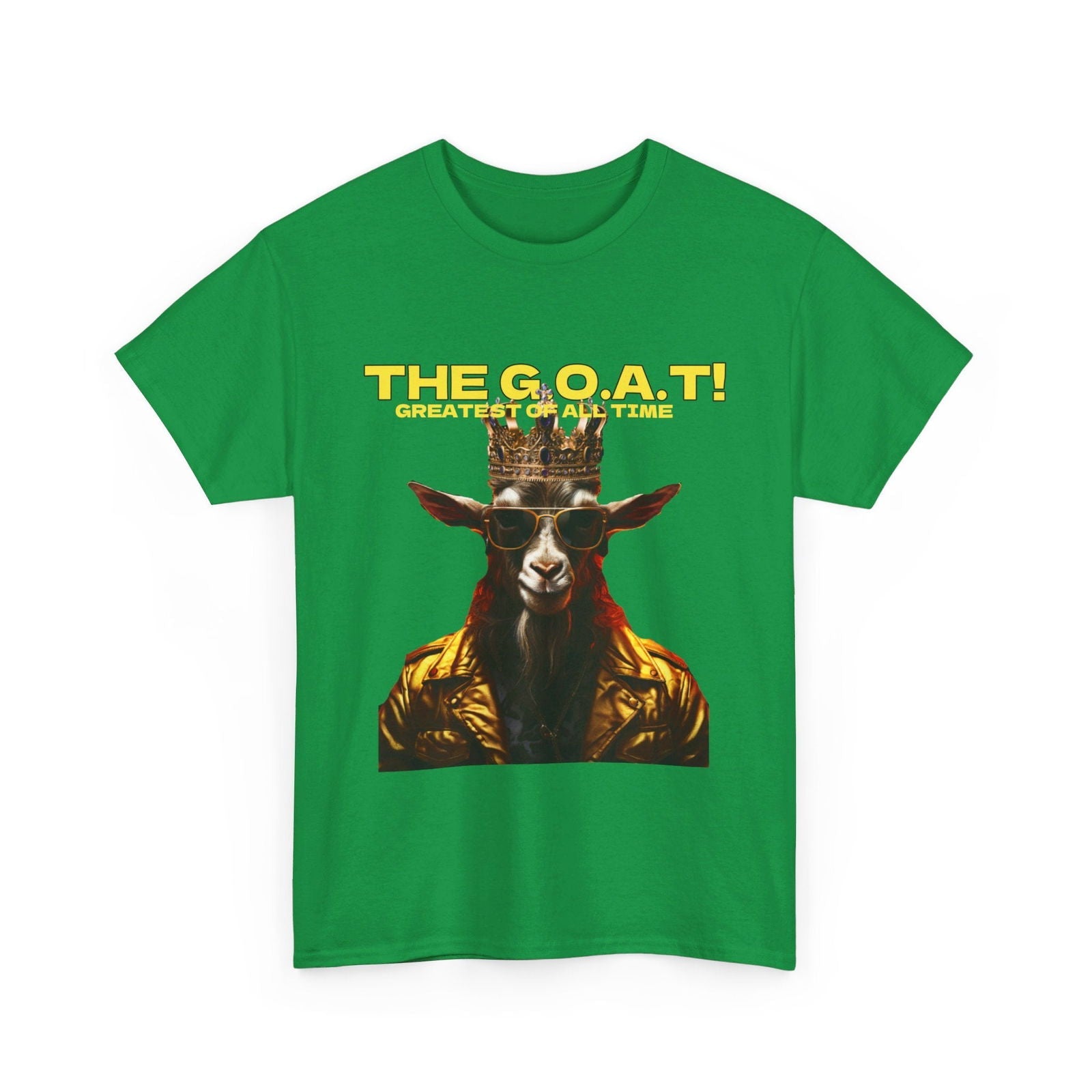 The G.O.A.T Greatest Of All Time submit custom order to add your name! Unisex Heavy Cotton Tee - S-Mart Shop Smart Treasures