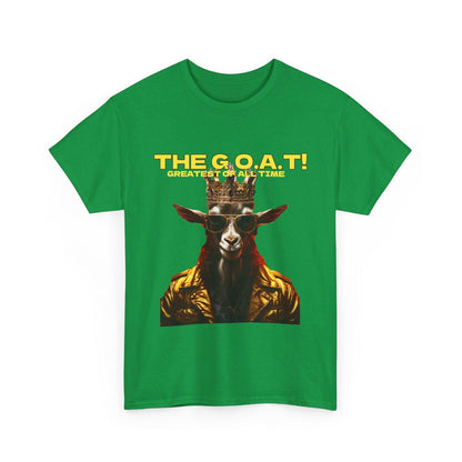 The G.O.A.T Greatest Of All Time submit custom order to add your name! Unisex Heavy Cotton Tee - S-Mart Shop Smart Treasures