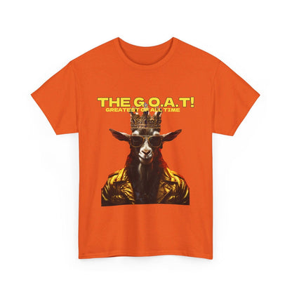 The G.O.A.T Greatest Of All Time submit custom order to add your name! Unisex Heavy Cotton Tee - S-Mart Shop Smart Treasures