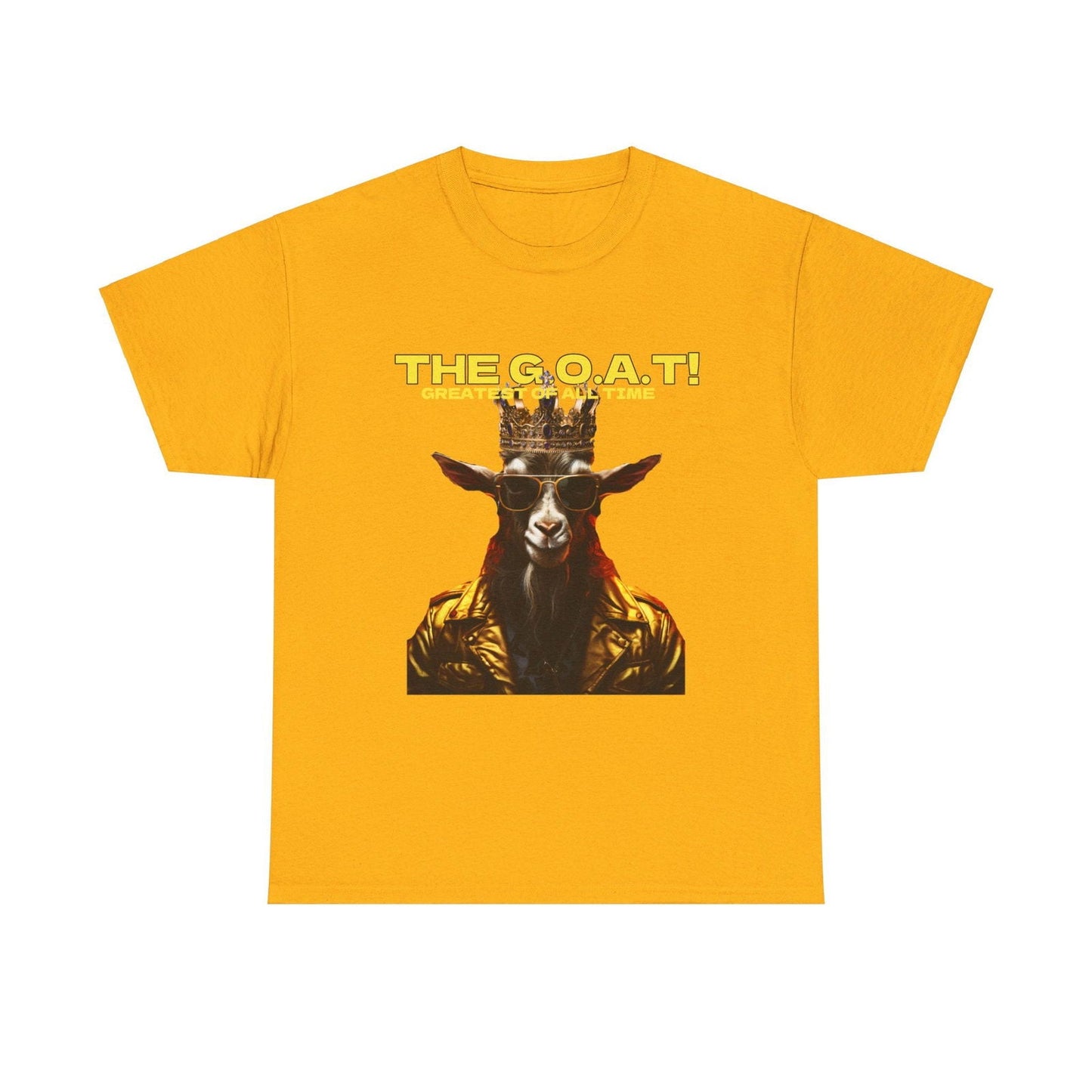 The G.O.A.T Greatest Of All Time submit custom order to add your name! Unisex Heavy Cotton Tee - S-Mart Shop Smart Treasures