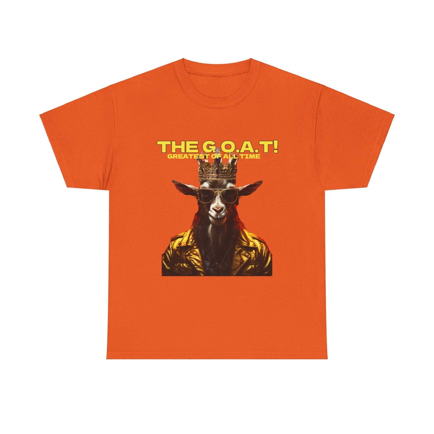 The G.O.A.T Greatest Of All Time submit custom order to add your name! Unisex Heavy Cotton Tee - S-Mart Shop Smart Treasures