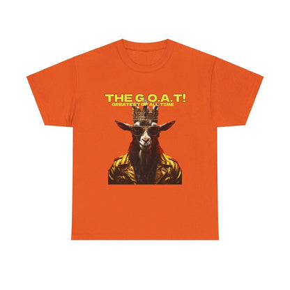 The G.O.A.T Greatest Of All Time submit custom order to add your name! Unisex Heavy Cotton Tee - S-Mart Shop Smart Treasures