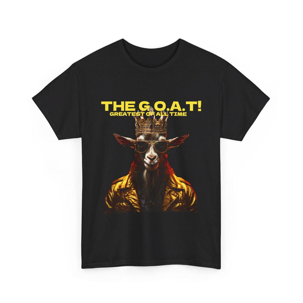 The G.O.A.T Greatest Of All Time submit custom order to add your name! Unisex Heavy Cotton Tee - S-Mart Shop Smart Treasures