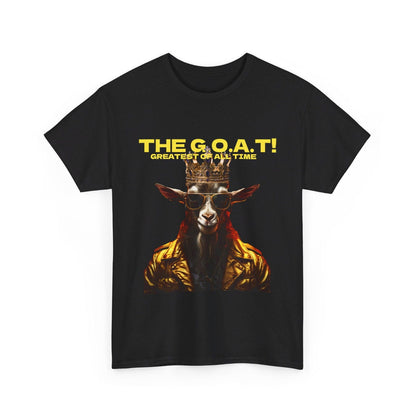 The G.O.A.T Greatest Of All Time submit custom order to add your name! Unisex Heavy Cotton Tee - S-Mart Shop Smart Treasures