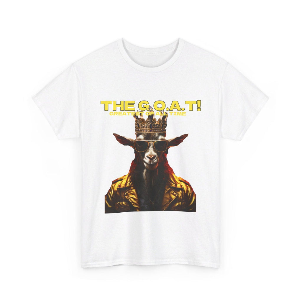 The G.O.A.T Greatest Of All Time submit custom order to add your name! Unisex Heavy Cotton Tee - S-Mart Shop Smart Treasures