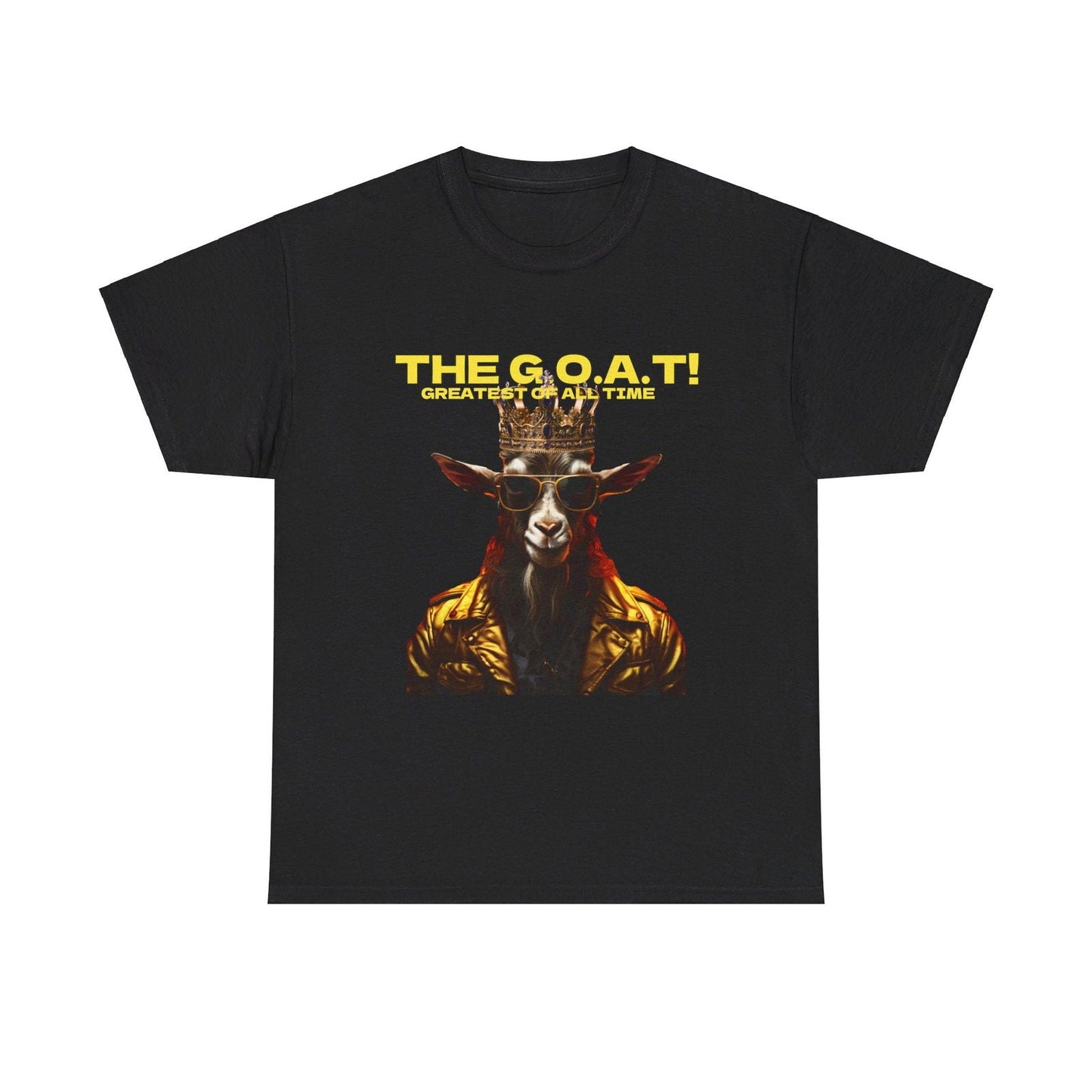 The G.O.A.T Greatest Of All Time submit custom order to add your name! Unisex Heavy Cotton Tee - S-Mart Shop Smart Treasures