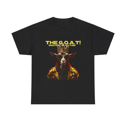 The G.O.A.T Greatest Of All Time submit custom order to add your name! Unisex Heavy Cotton Tee - S-Mart Shop Smart Treasures