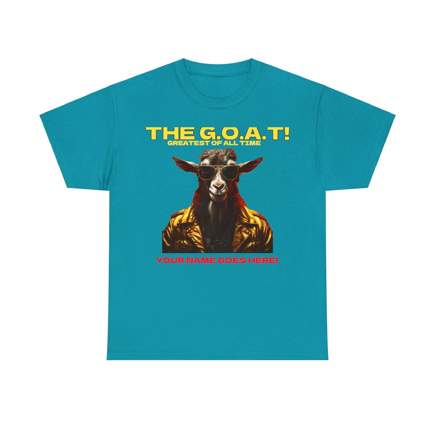 the Goat Your name here Unisex Heavy Cotton Tee - S-Mart Shop Smart Treasures