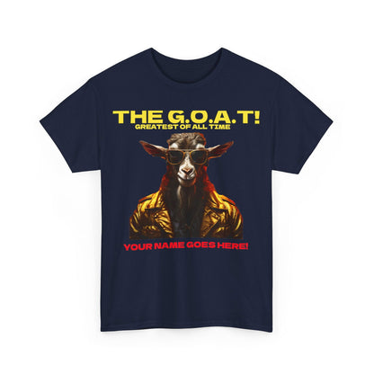 the Goat Your name here Unisex Heavy Cotton Tee - S-Mart Shop Smart Treasures