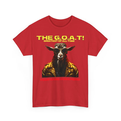 the Goat Your name here Unisex Heavy Cotton Tee - S-Mart Shop Smart Treasures