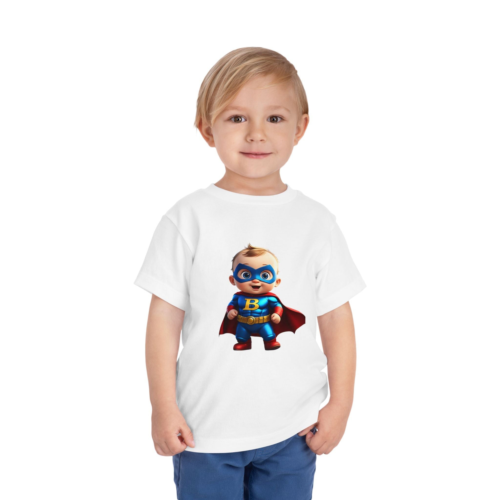 Toddler Super Kid Tee - Cute Kids Short Sleeve Shirt for Playful Adventures - S-Mart Shop Smart Treasures