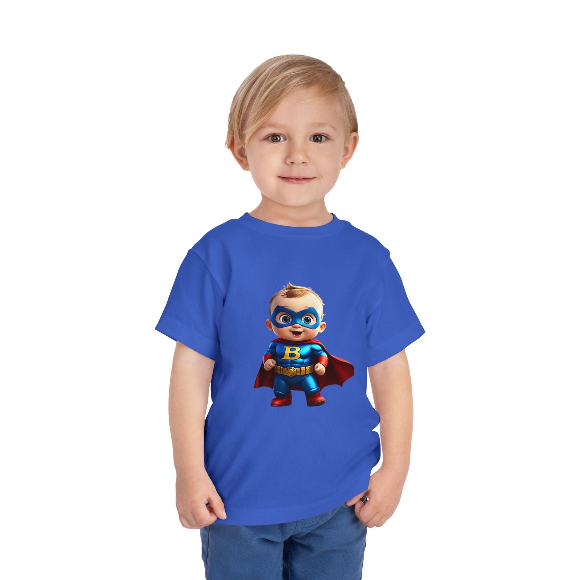 Toddler Super Kid Tee - Cute Kids Short Sleeve Shirt for Playful Adventures - S - Mart Shop Smart Treasures