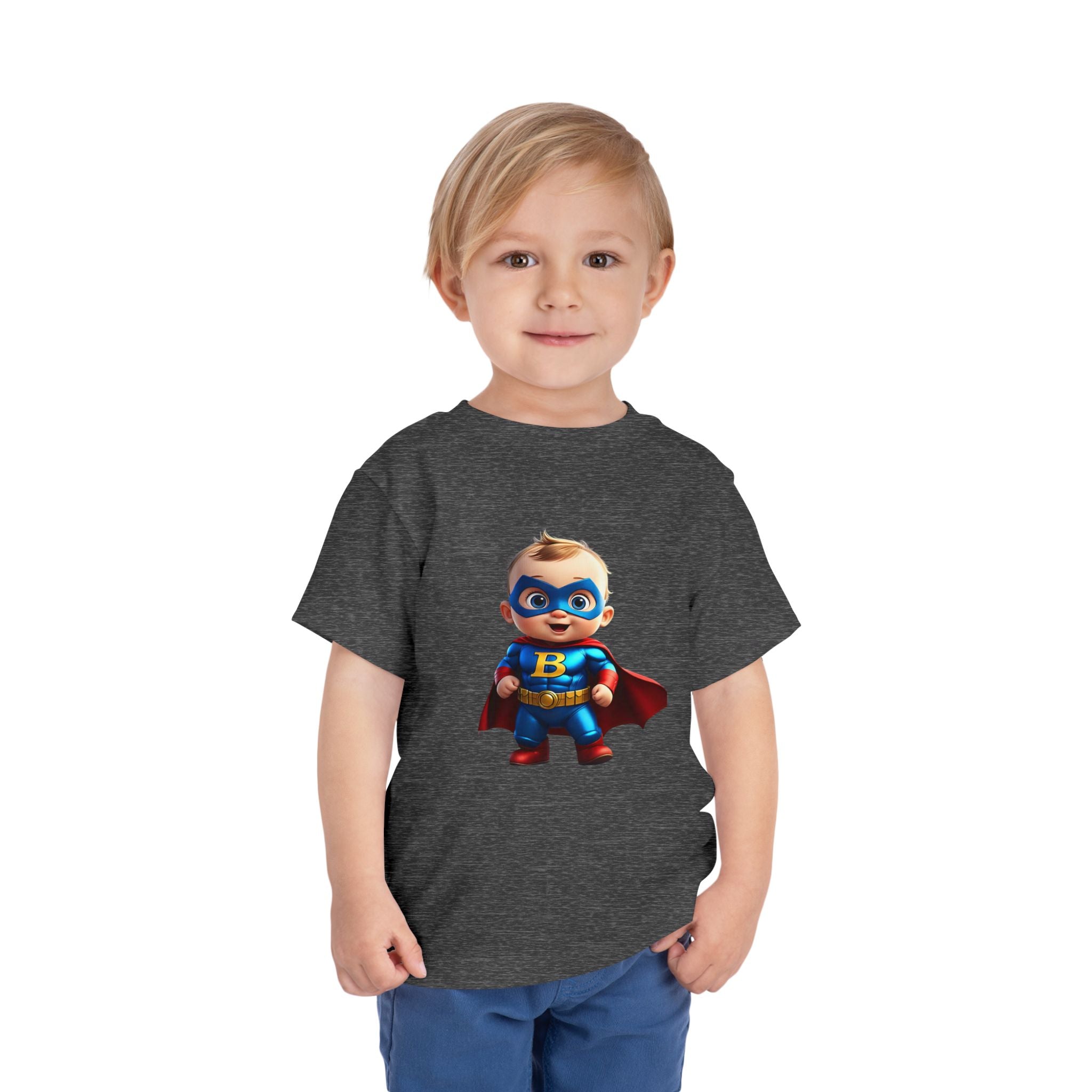 Toddler Super Kid Tee - Cute Kids Short Sleeve Shirt for Playful Adventures - S-Mart Shop Smart Treasures