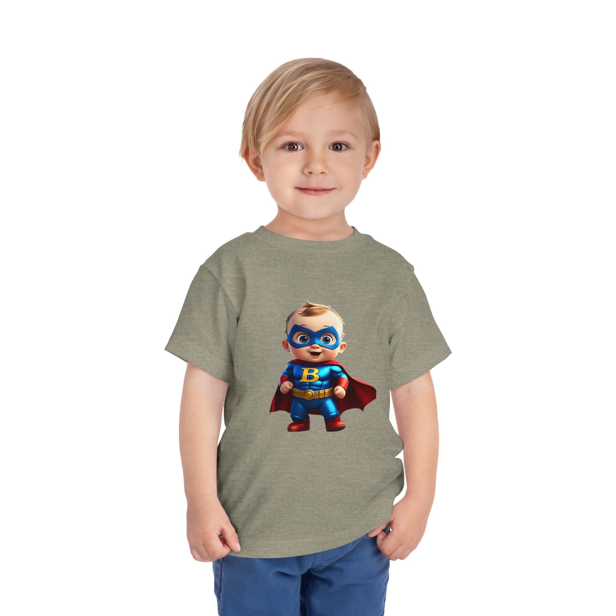 Toddler Super Kid Tee - Cute Kids Short Sleeve Shirt for Playful Adventures - S-Mart Shop Smart Treasures