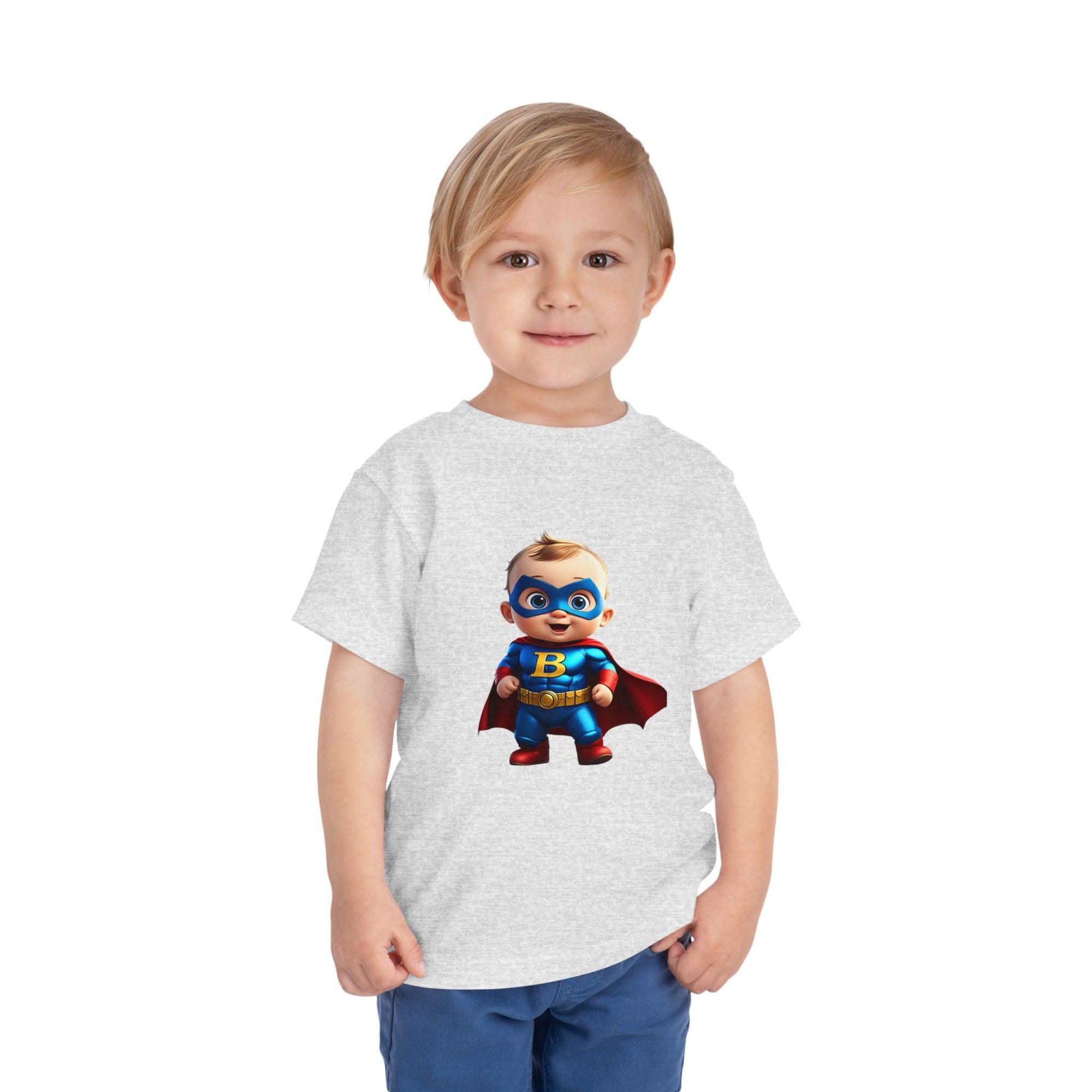 Toddler Super Kid Tee - Cute Kids Short Sleeve Shirt for Playful Adventures - S - Mart Shop Smart Treasures