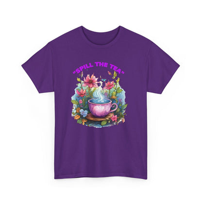 Unisex Tee - Spill the Tea Design - S-Mart Shop Smart Treasures