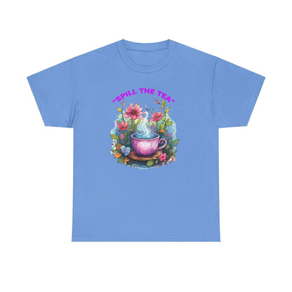 Unisex Tee - Spill the Tea Design - S-Mart Shop Smart Treasures
