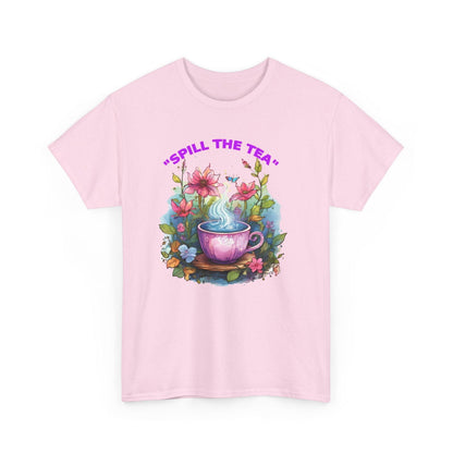 Unisex Tee - Spill the Tea Design - S-Mart Shop Smart Treasures