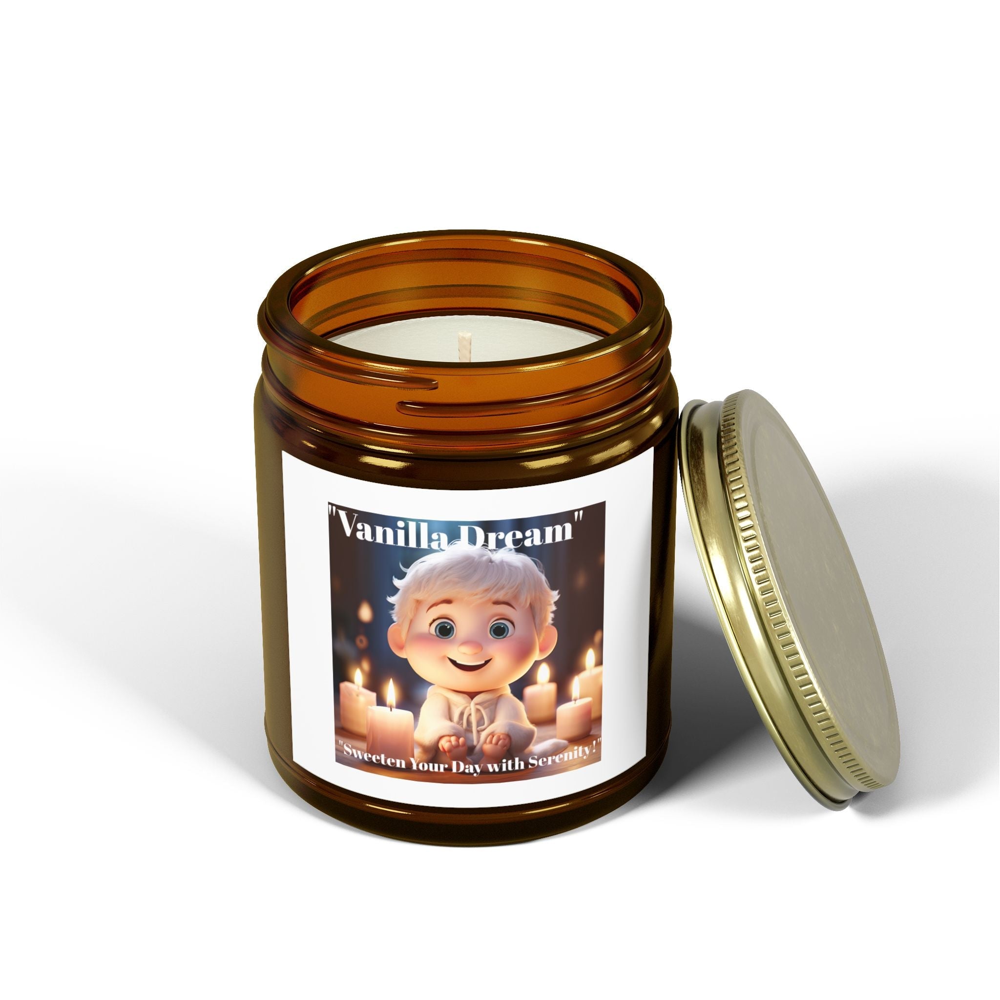 Vanilla Dream Scented Candle - 4oz & 9oz - Cozy Home Fragrance - S-Mart Shop Smart Treasures