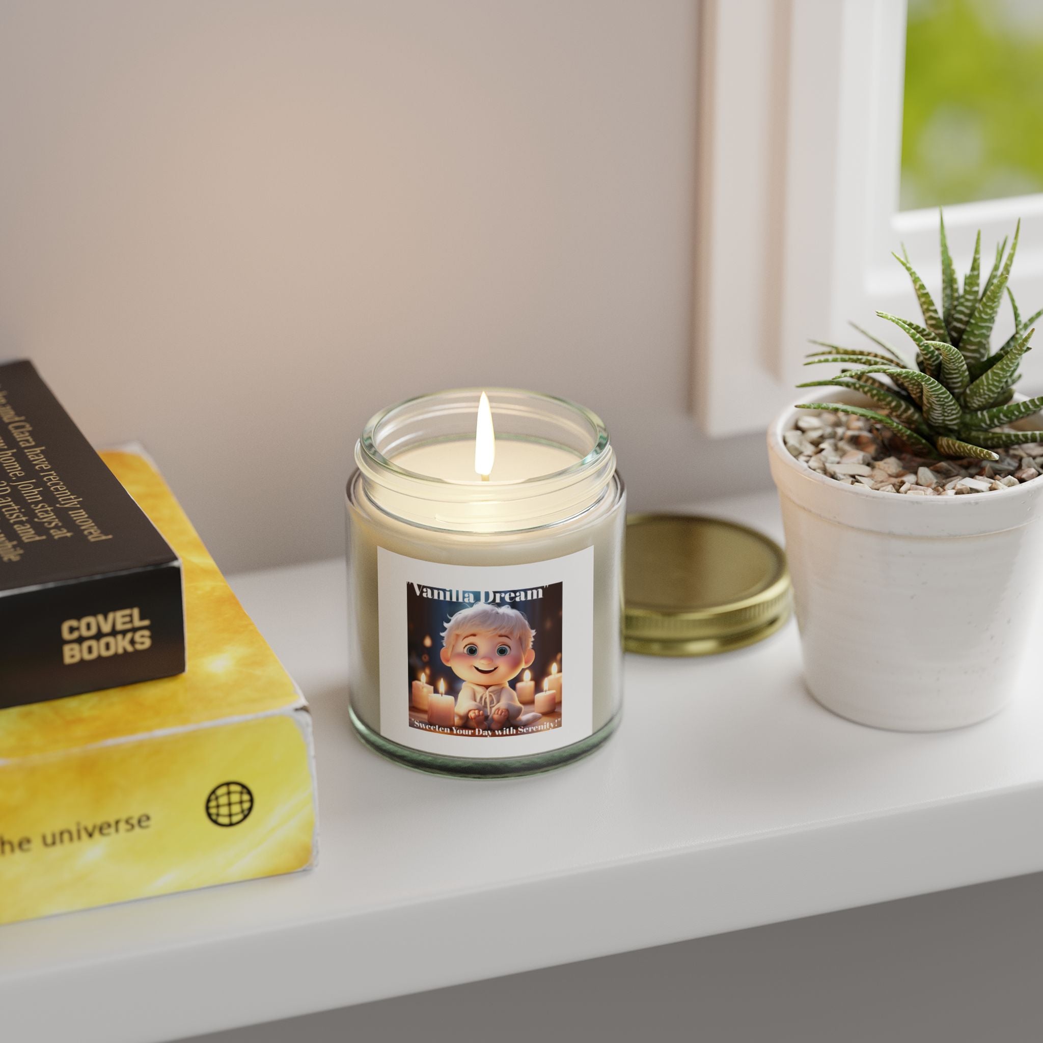 Vanilla Dream Scented Candle - 4oz & 9oz - Cozy Home Fragrance - S-Mart Shop Smart Treasures