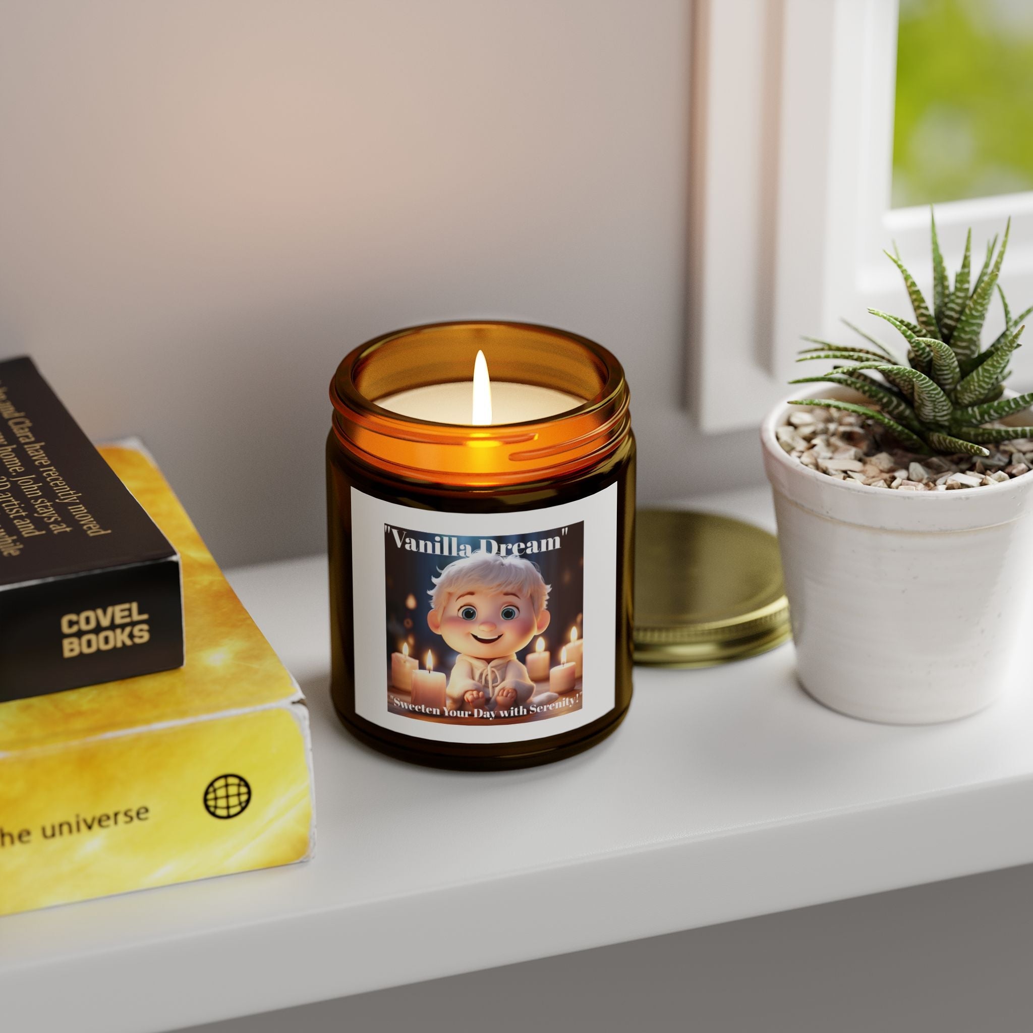 Vanilla Dream Scented Candle - 4oz & 9oz - Cozy Home Fragrance - S-Mart Shop Smart Treasures