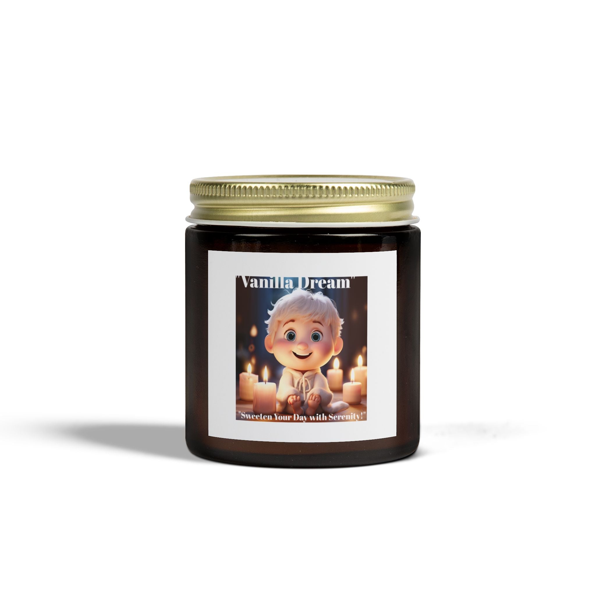 Vanilla Dream Scented Candle - 4oz & 9oz - Cozy Home Fragrance - S-Mart Shop Smart Treasures