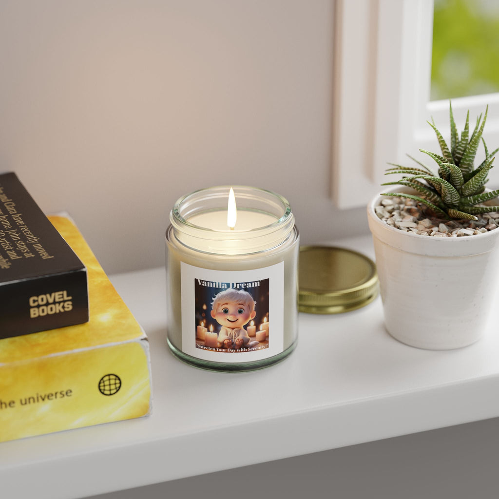 Vanilla Dream Scented Candle - 4oz & 9oz - Cozy Home Fragrance - S-Mart Shop Smart Treasures