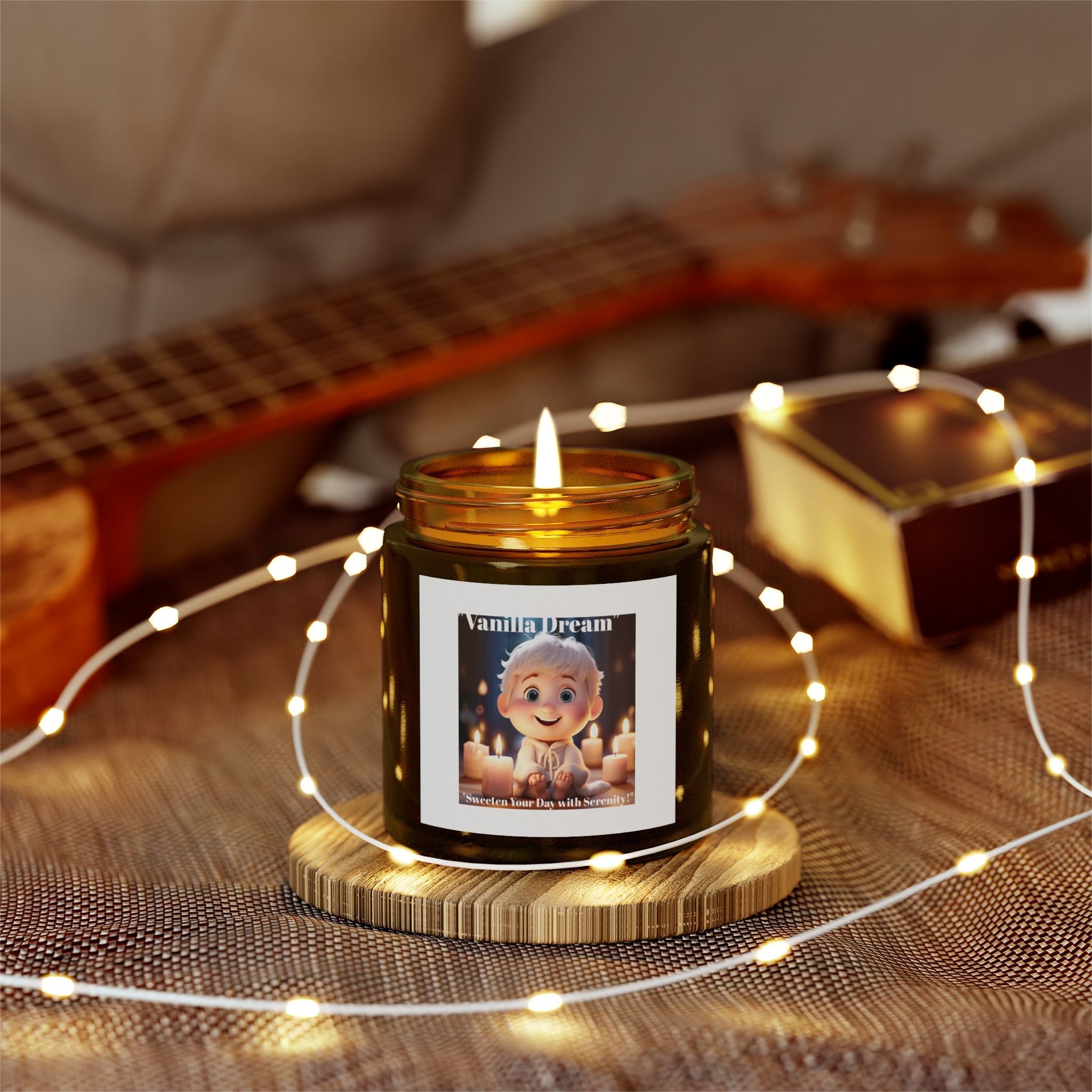 Vanilla Dream Scented Candle - 4oz & 9oz - Cozy Home Fragrance - S-Mart Shop Smart Treasures