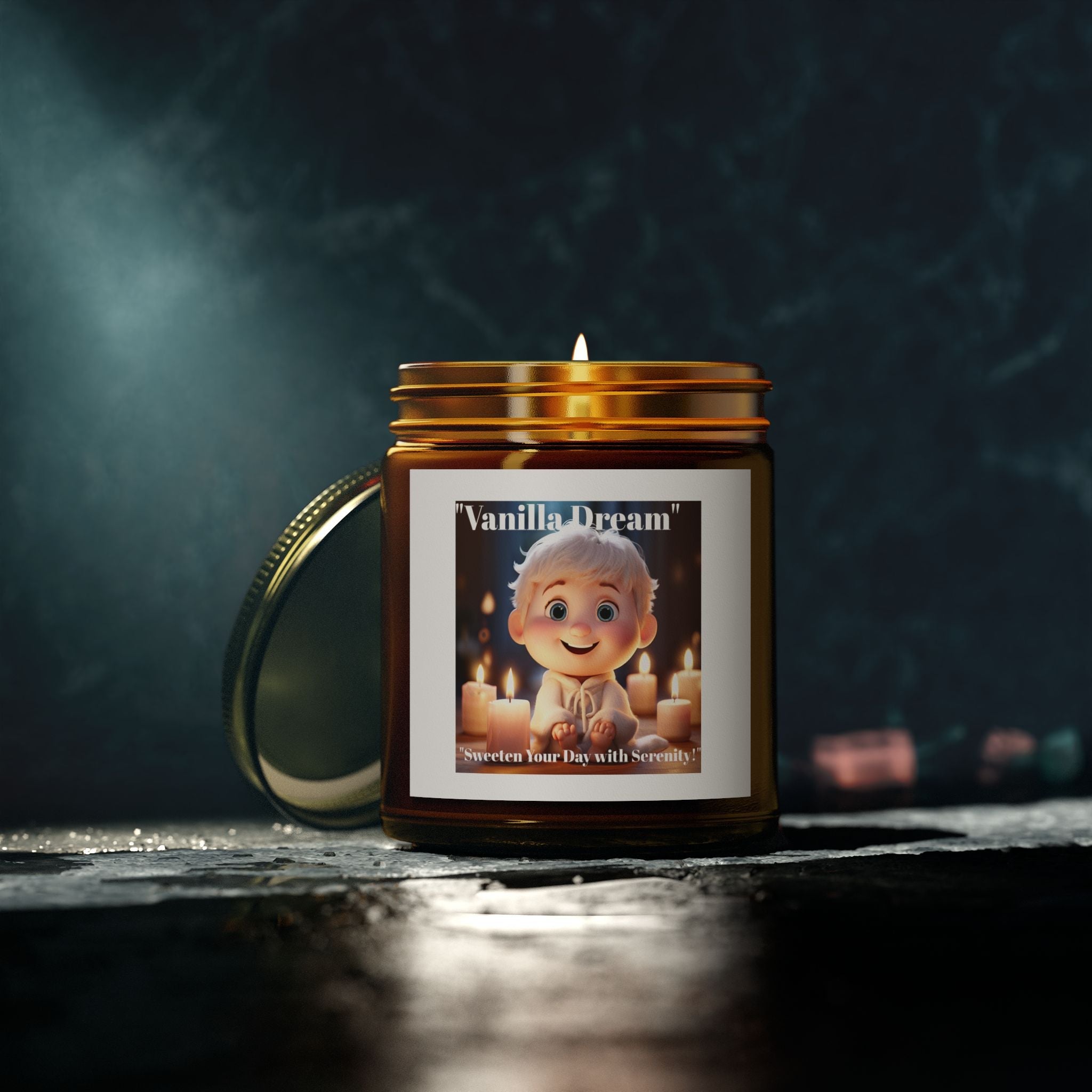 Vanilla Dream Scented Candle - 4oz & 9oz - Cozy Home Fragrance - S-Mart Shop Smart Treasures
