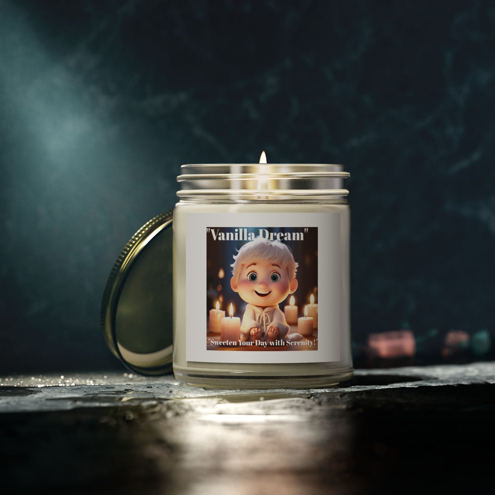 Vanilla Dream Scented Candle - 4oz & 9oz - Cozy Home Fragrance - S-Mart Shop Smart Treasures