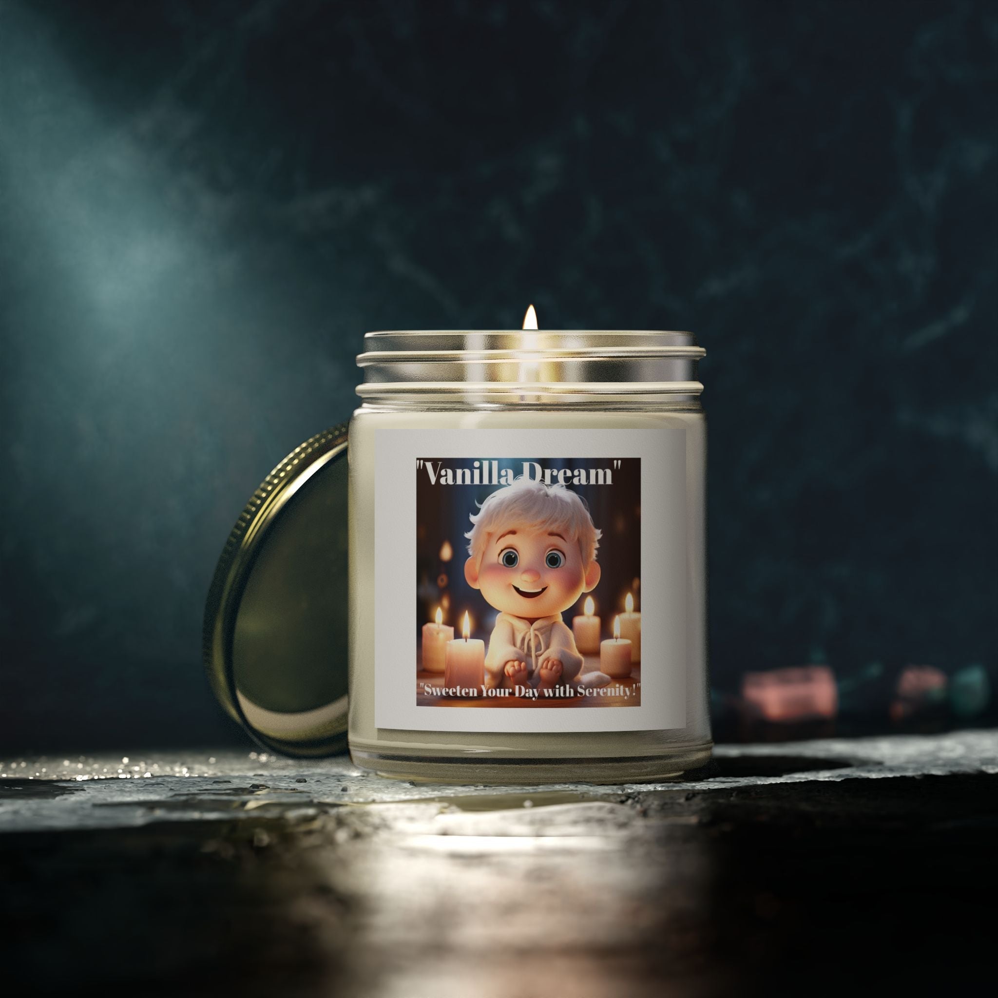 Vanilla Dream Scented Candle - 4oz & 9oz - Cozy Home Fragrance - S-Mart Shop Smart Treasures