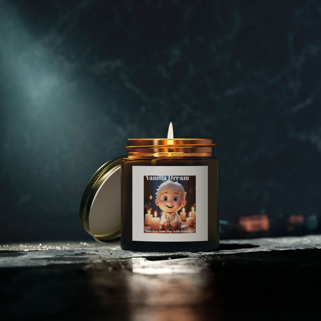 Vanilla Dream Scented Candle - 4oz & 9oz - Cozy Home Fragrance - S-Mart Shop Smart Treasures