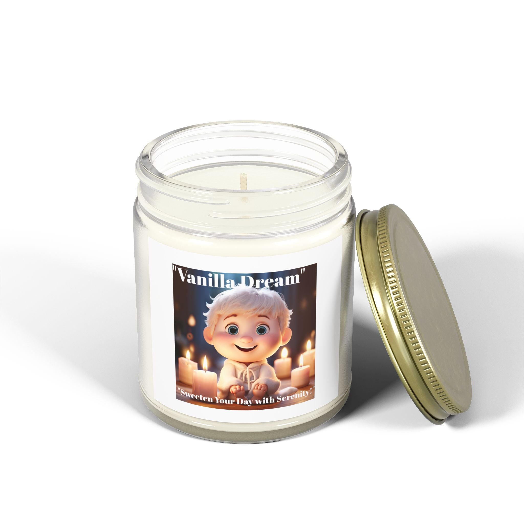 Vanilla Dream Scented Candle - 4oz & 9oz - Cozy Home Fragrance - S-Mart Shop Smart Treasures