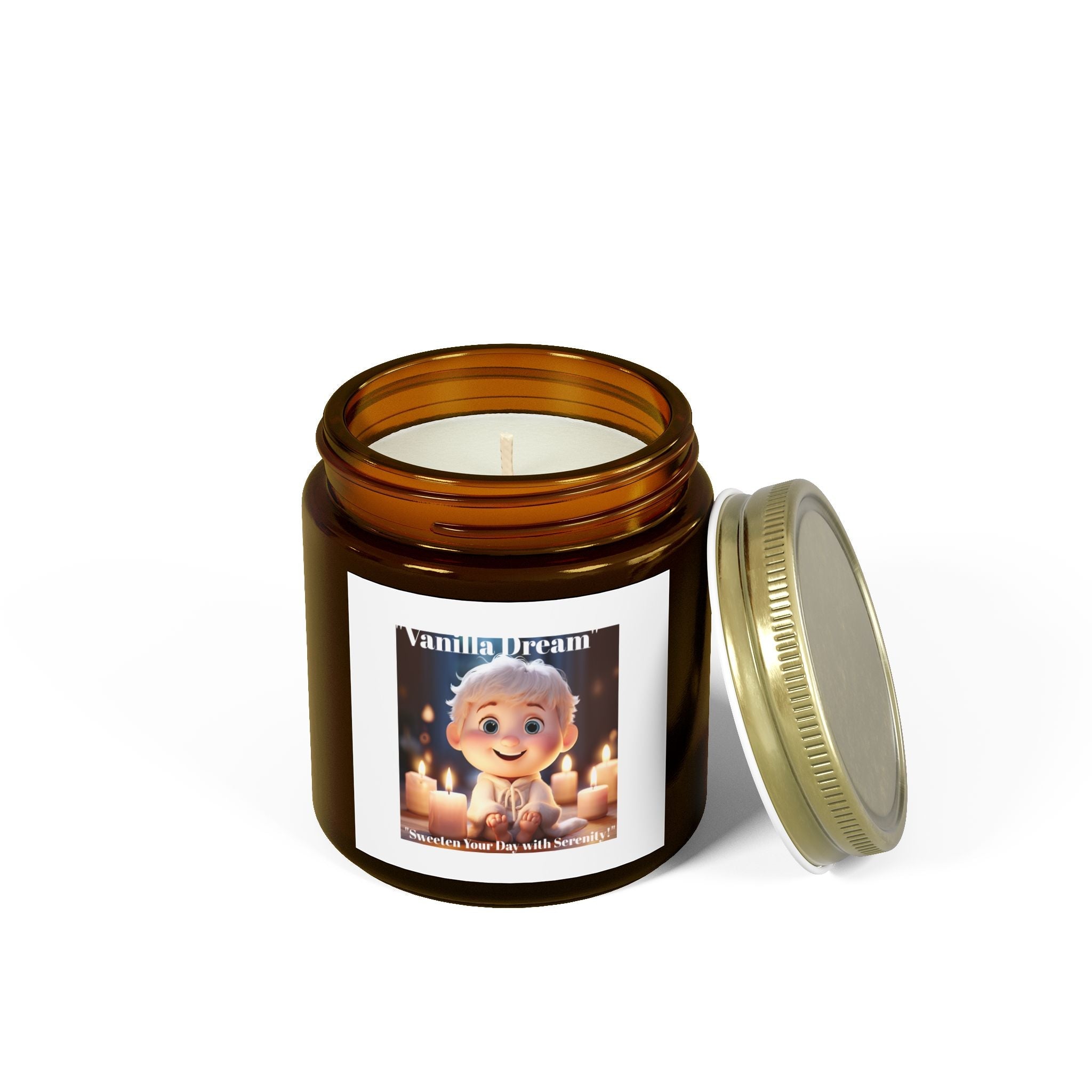 Vanilla Dream Scented Candle - 4oz & 9oz - Cozy Home Fragrance - S-Mart Shop Smart Treasures