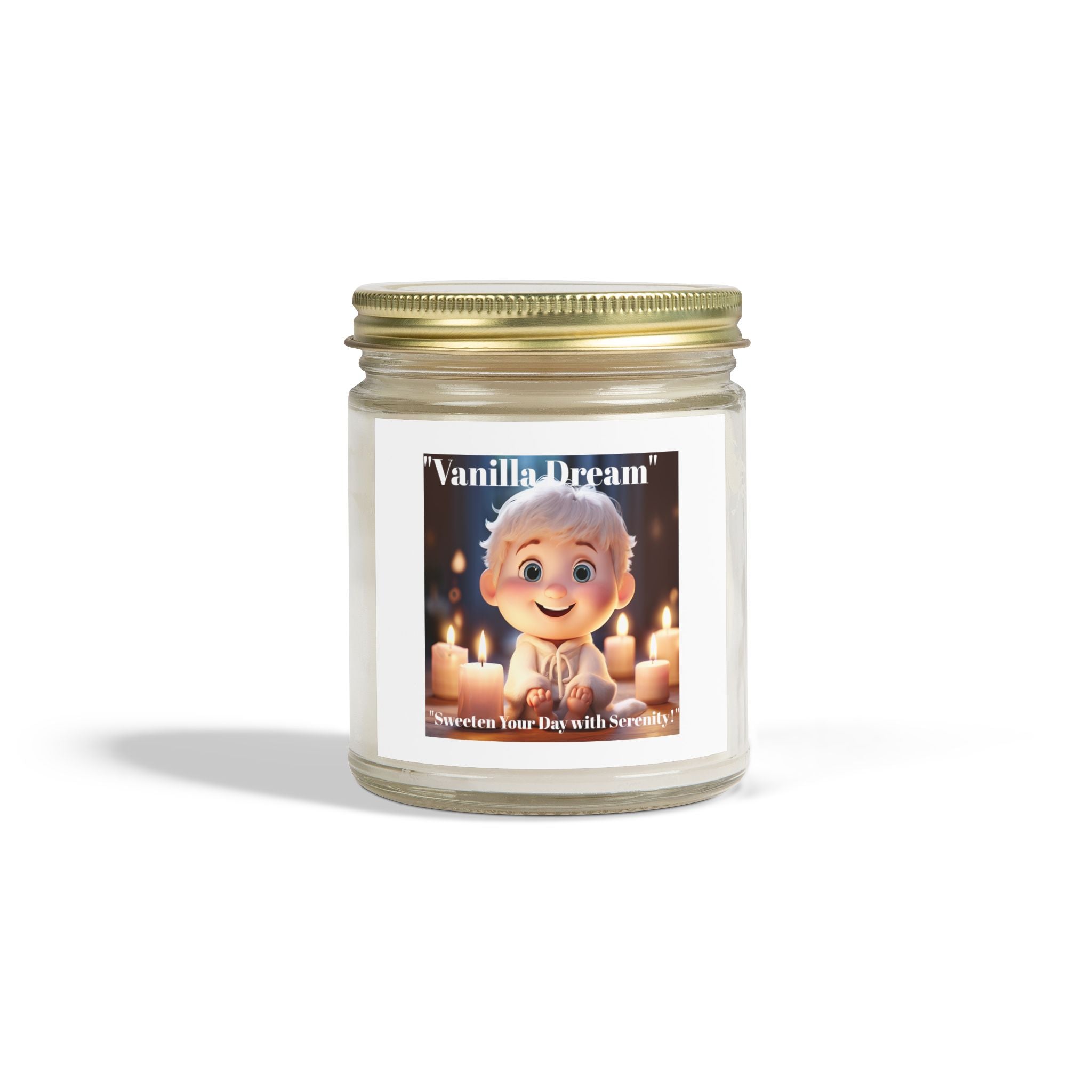 Vanilla Dream Scented Candle - 4oz & 9oz - Cozy Home Fragrance - S-Mart Shop Smart Treasures