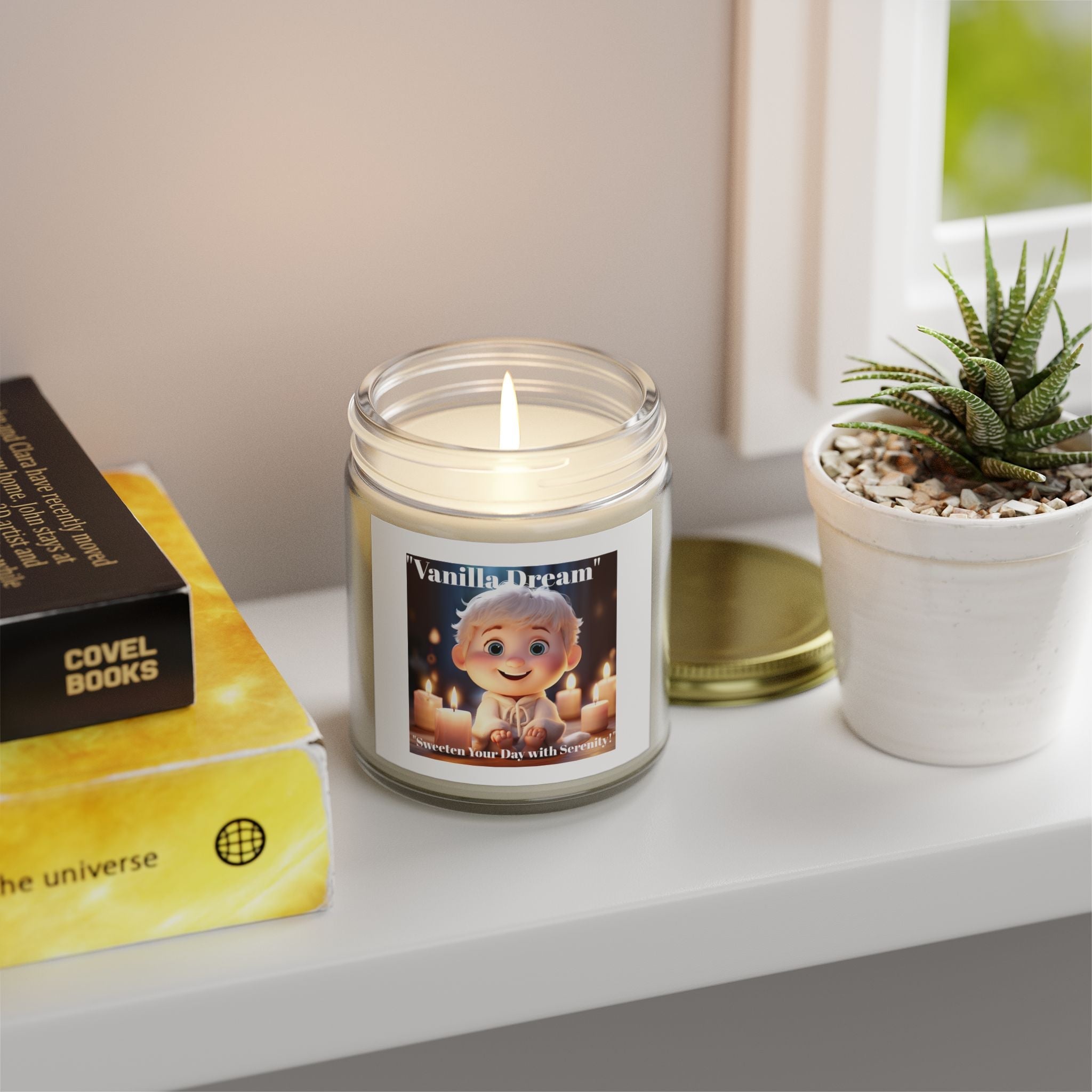 Vanilla Dream Scented Candle - 4oz & 9oz - Cozy Home Fragrance - S-Mart Shop Smart Treasures