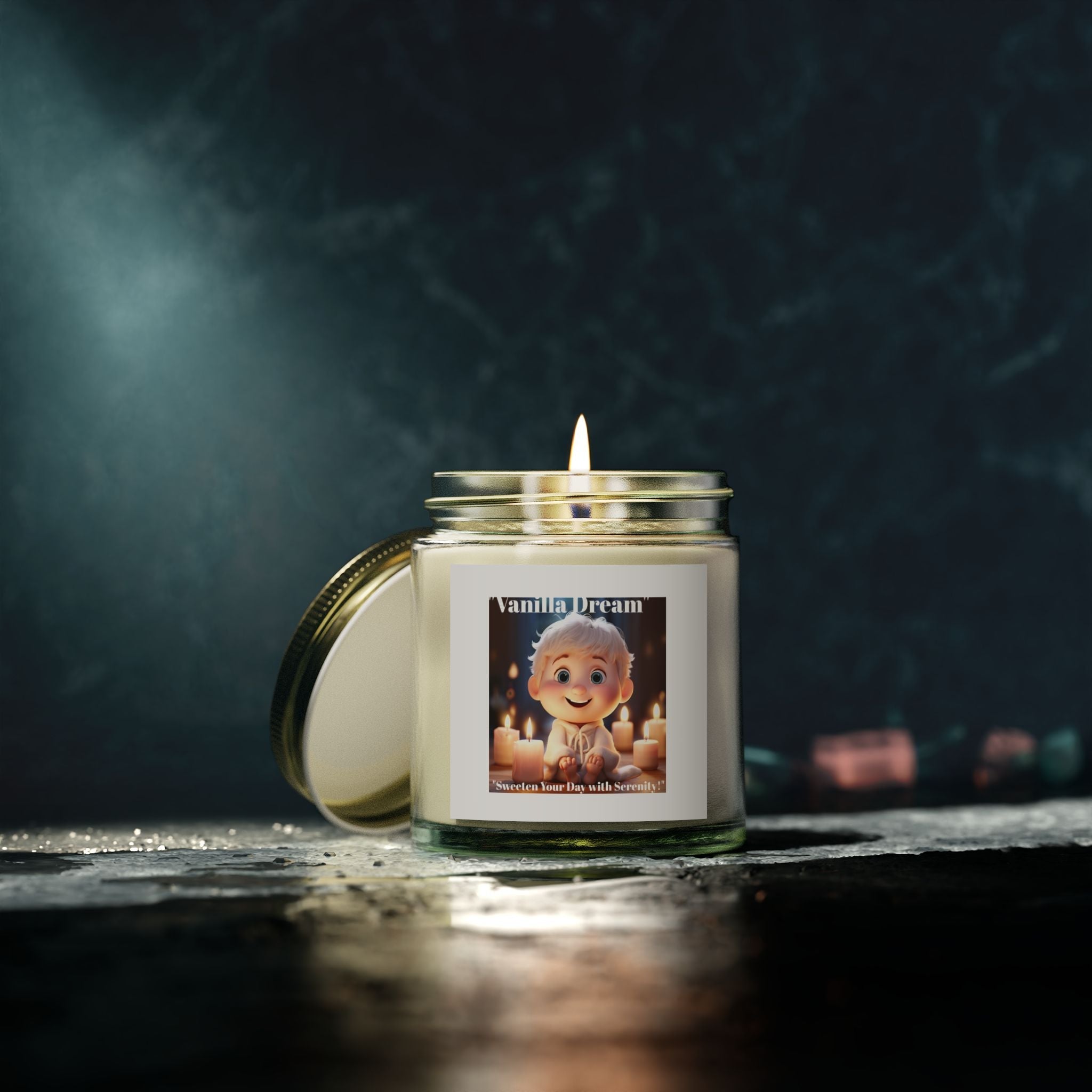 Vanilla Dream Scented Candle - 4oz & 9oz - Cozy Home Fragrance - S-Mart Shop Smart Treasures