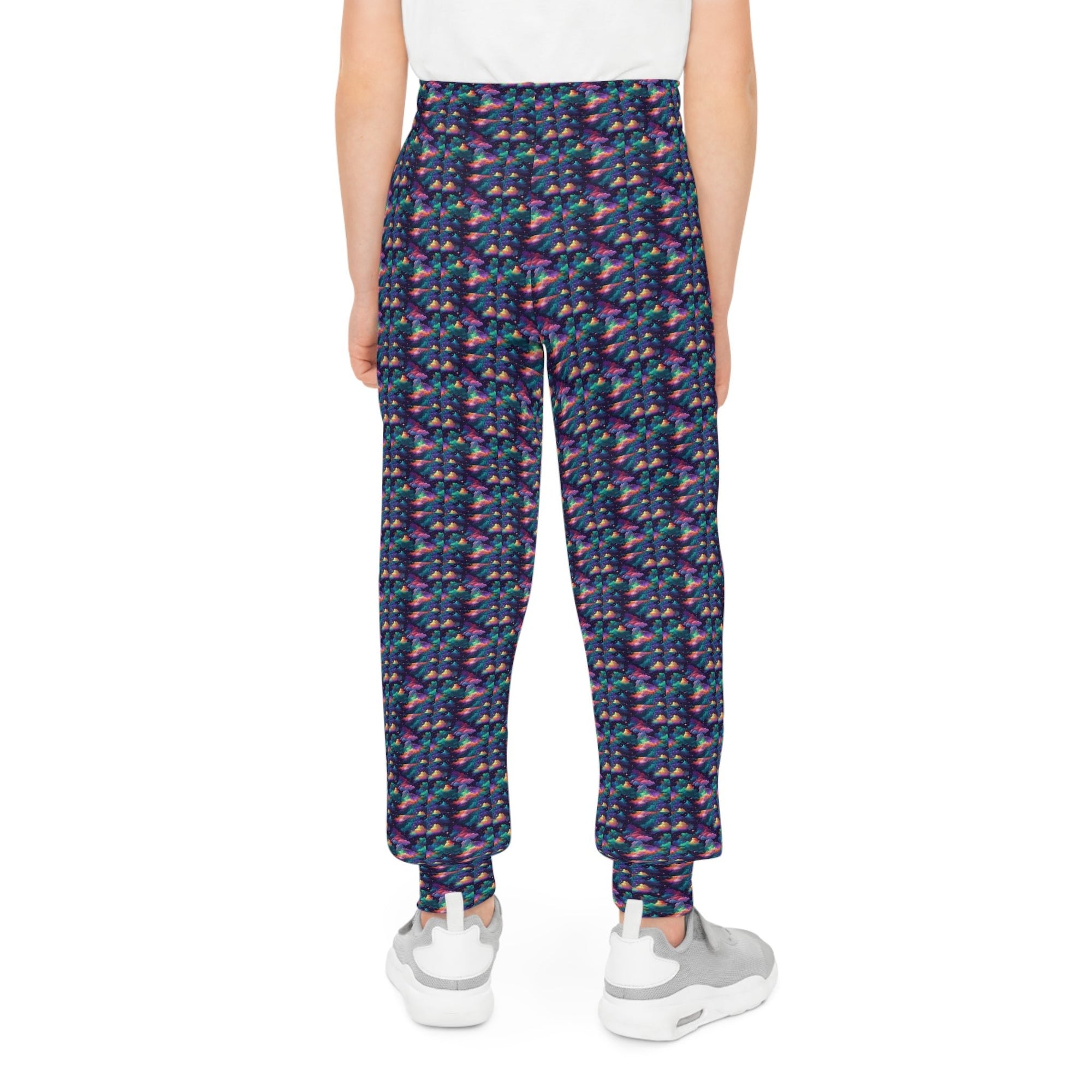 Vibrant Fantasy Clouds Youth Joggers - Soft and Comfortable Activewear for Kids - S - Mart Shop Smart Treasures
