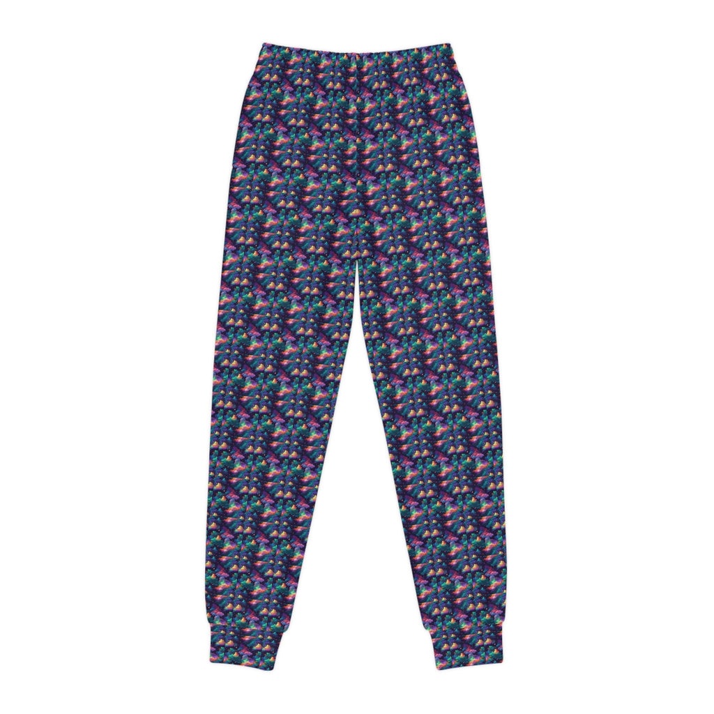 Vibrant Fantasy Clouds Youth Joggers - Soft and Comfortable Activewear for Kids - S-Mart Shop Smart Treasures