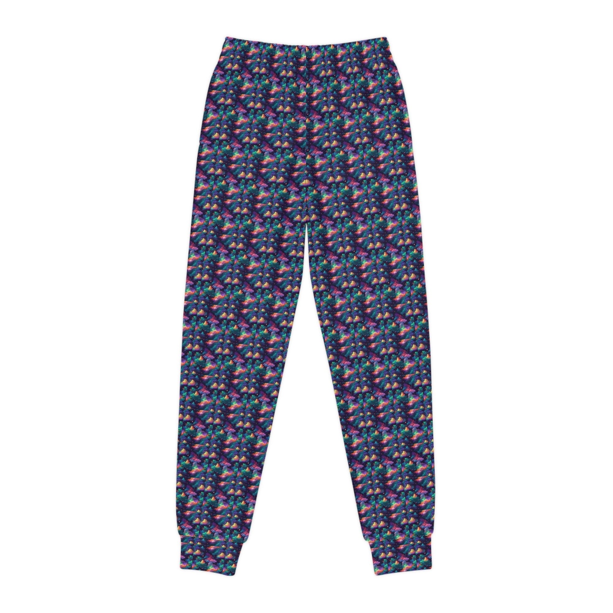 Vibrant Fantasy Clouds Youth Joggers - Soft and Comfortable Activewear for Kids - S - Mart Shop Smart Treasures