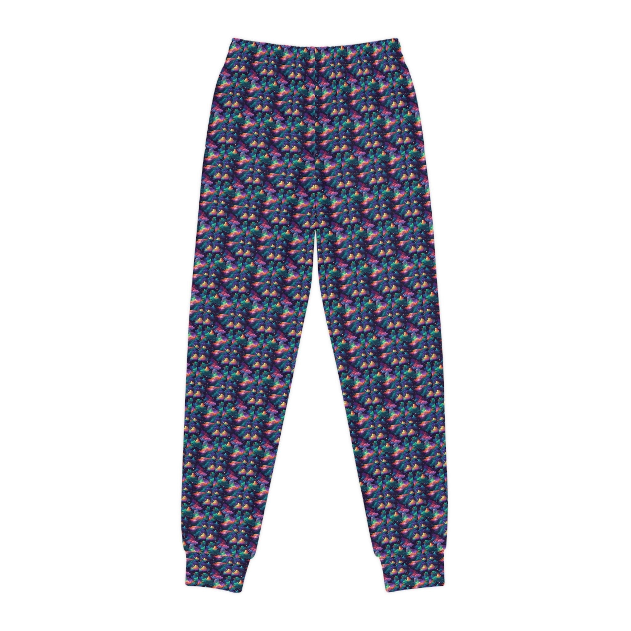 Vibrant Fantasy Clouds Youth Joggers - Soft and Comfortable Activewear for Kids - S-Mart Shop Smart Treasures