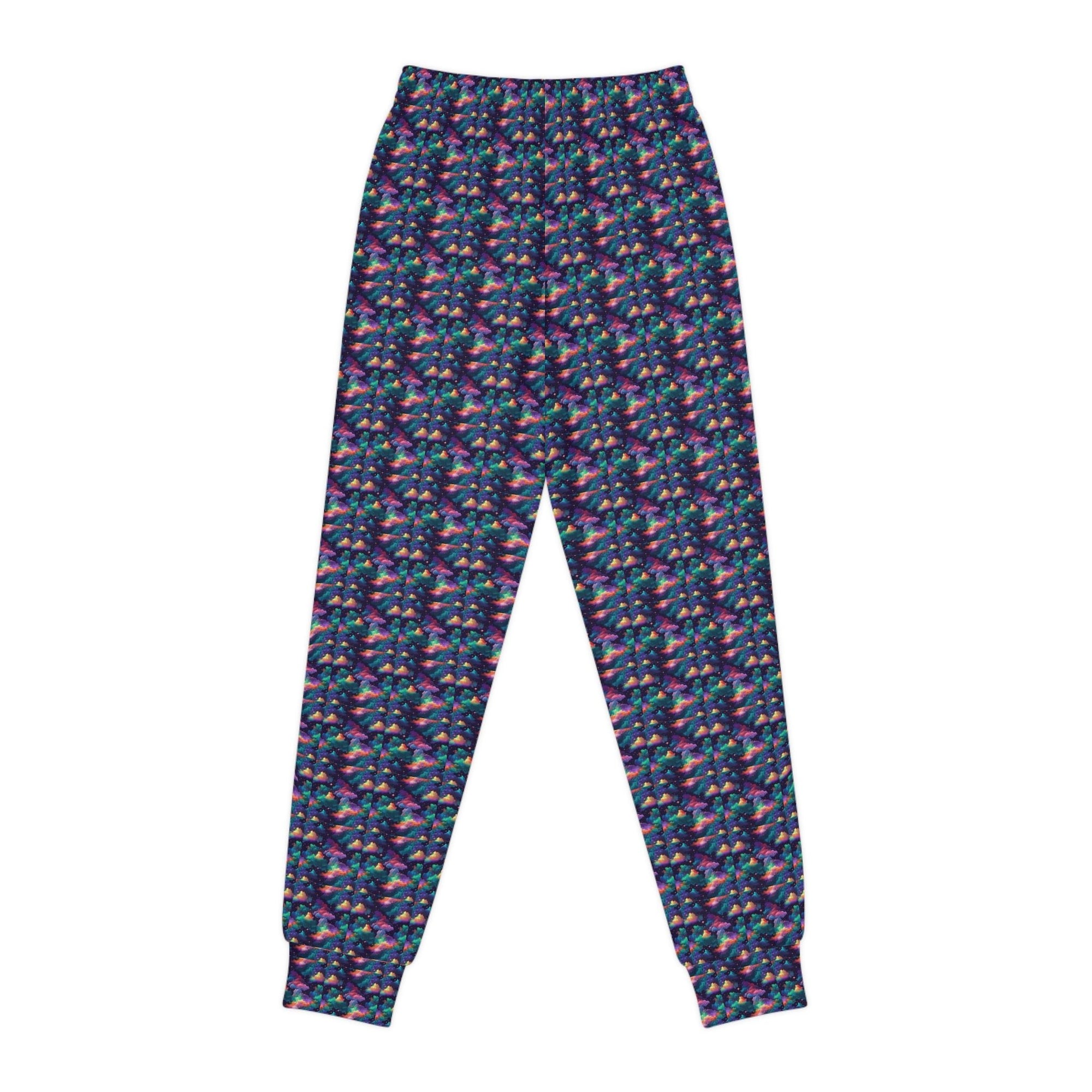 Vibrant Fantasy Clouds Youth Joggers - Soft and Comfortable Activewear for Kids - S - Mart Shop Smart Treasures
